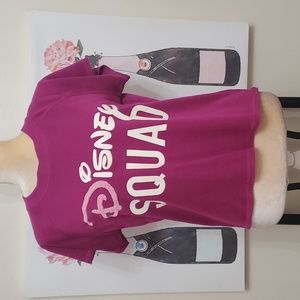 Disney oversized crop top size small